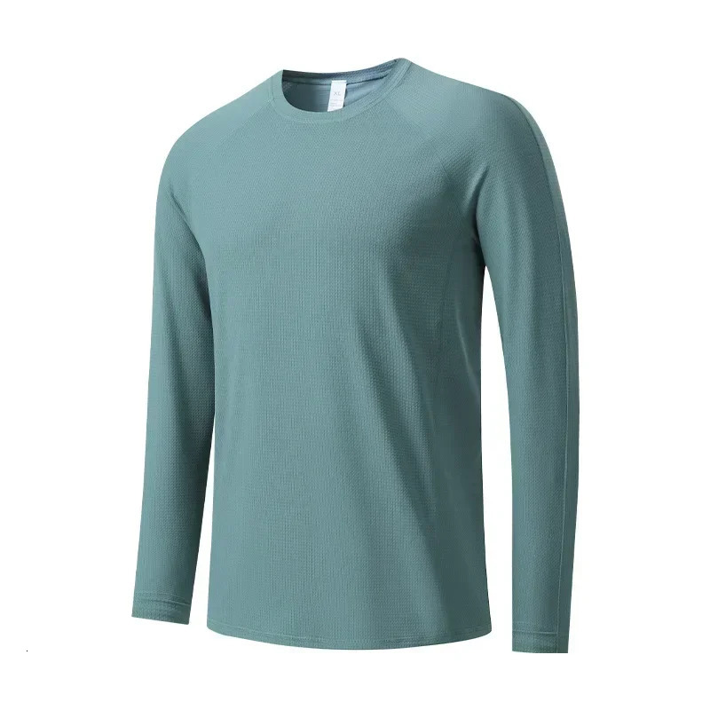 Fitness sportswear mens long sleeved Tshirt and womens couple running training fitness clothing exercise 250418