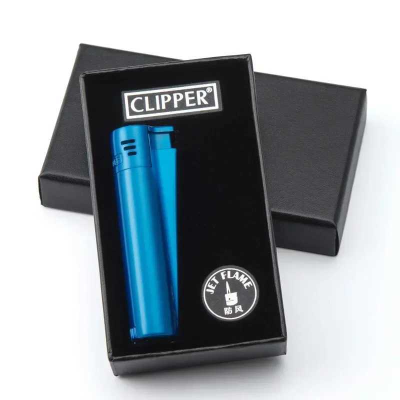 2024 Spain original Clipper metal grinding wheel lamp butane gas jet torch lamp mens exquisite gift series W250418