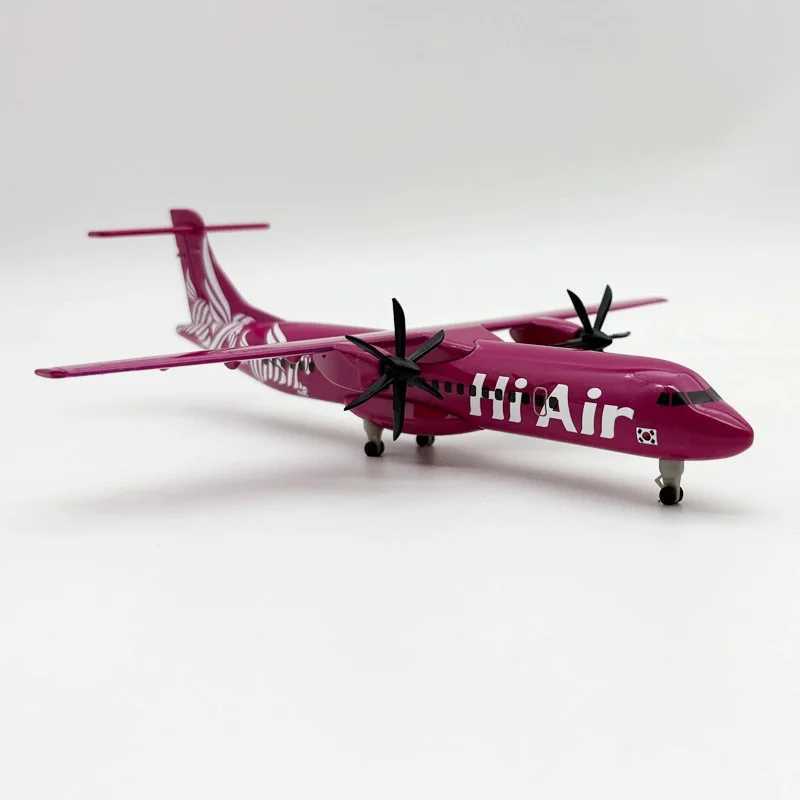 20cm Toy Planes For Kids Alloy Metal Korea ATR Airplane Model Diecast Air Plane Model Aircraft Wheels Landing Gears For Collecti C251118
