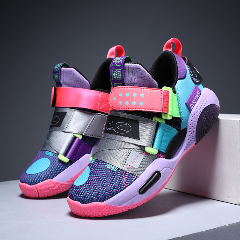 Kids Basketball Shoes High Top Indoor Field Training Sneakers Kidszworld 2025 New Casual Children Tennis Shoes for Boys Girls Size 31 - 40 K0602