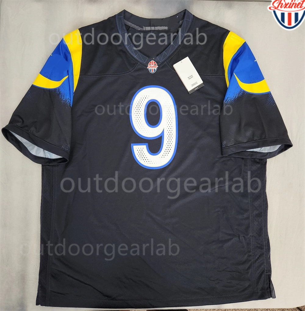 Custom 2025 Rivalries jersey 9 Matthew Stafford Kyren Williams Aaron Donald Puka Nacua avante Adams Christian Rozeboom Jaylen McCollough Stetson Bennett IV33