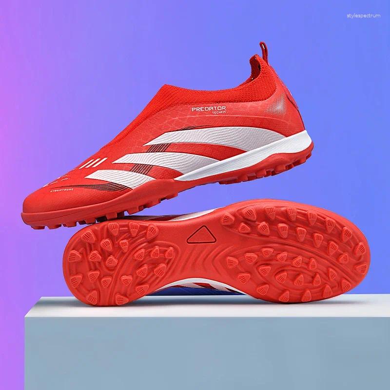 hot American Football Shoes Men Boots Ultralight Indoor Long Spikes Cleats Match Futsal Training Sneakers Soccer Breathable Drop