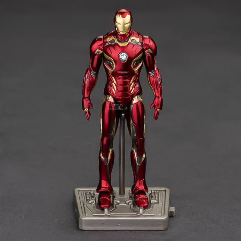 Authentic authorization Marvel ZD Toys Iron Man Finished Product Series Blacklash Figures 4inches MK45 Action Figurines Movie Statue Model Adult Colle
