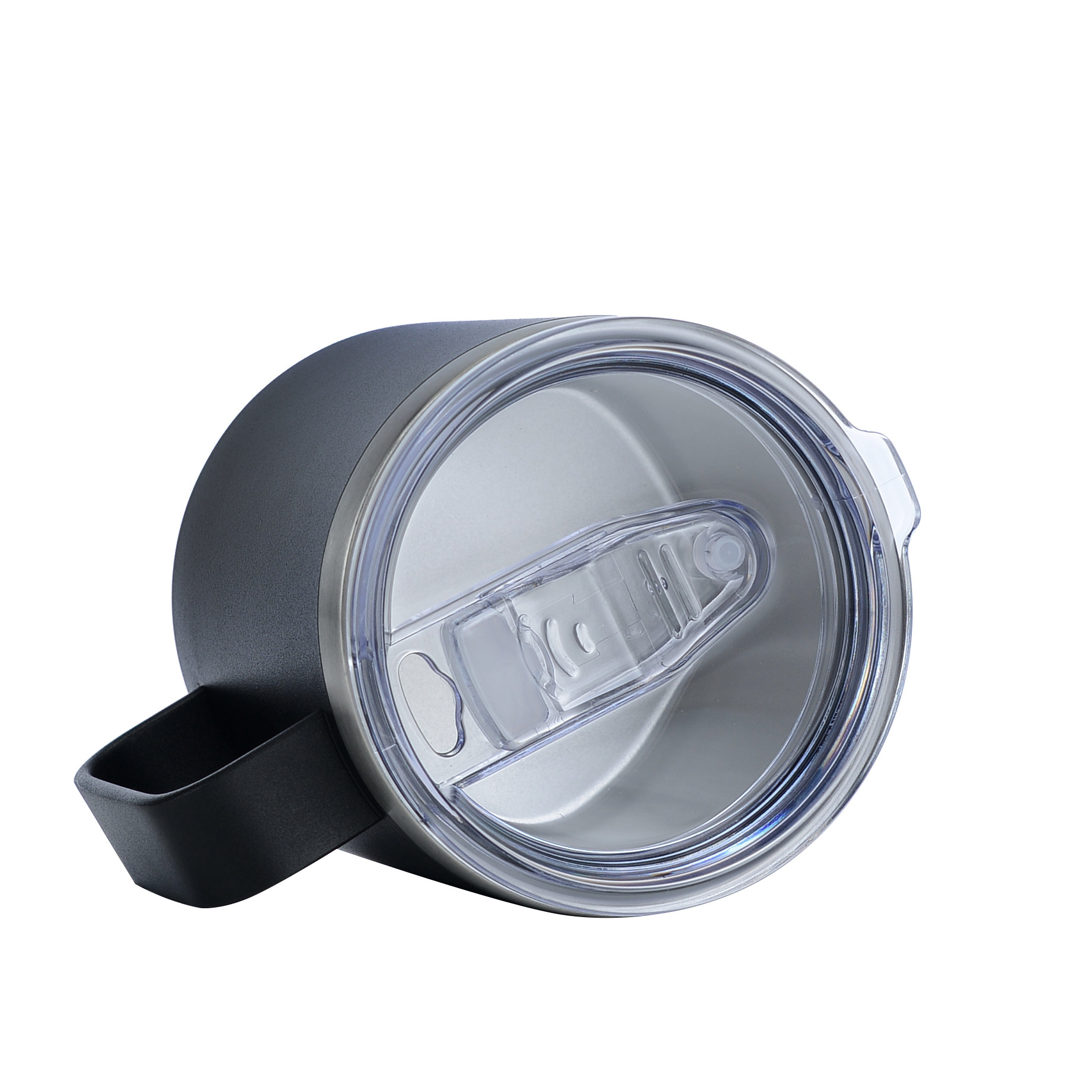 Customize logo 14oz stainless steel coffee mug with hand lid vacuum insulated office business desk cup for tea drinking cups 16 colors best gift A1