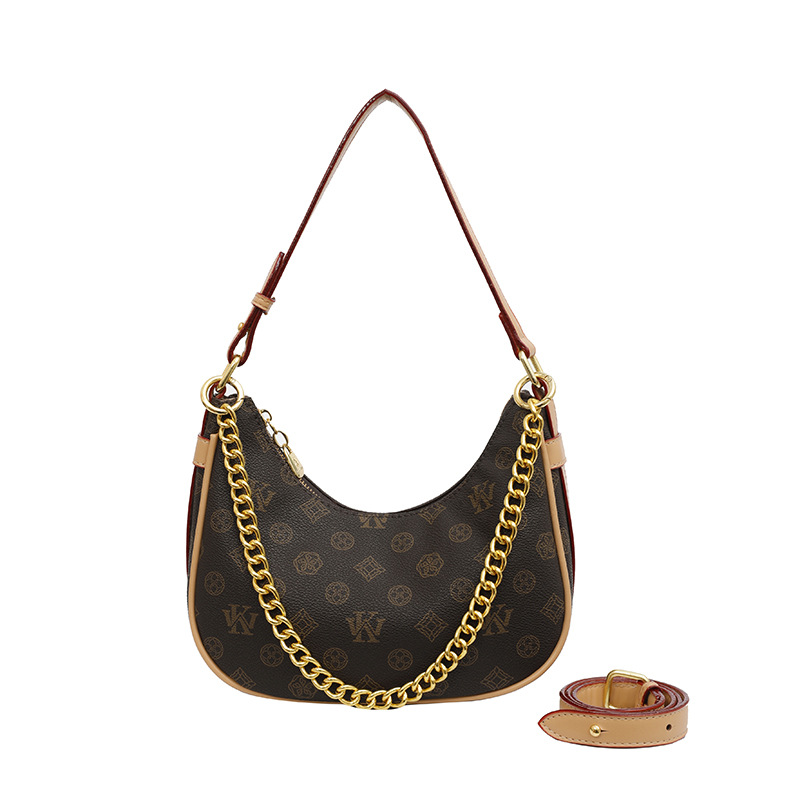 designer bag Shoulder tote Saddle Bags for Women - Trendy Semi-Circle Crossbody Purse Premium Textured Shopping Tote Handbag