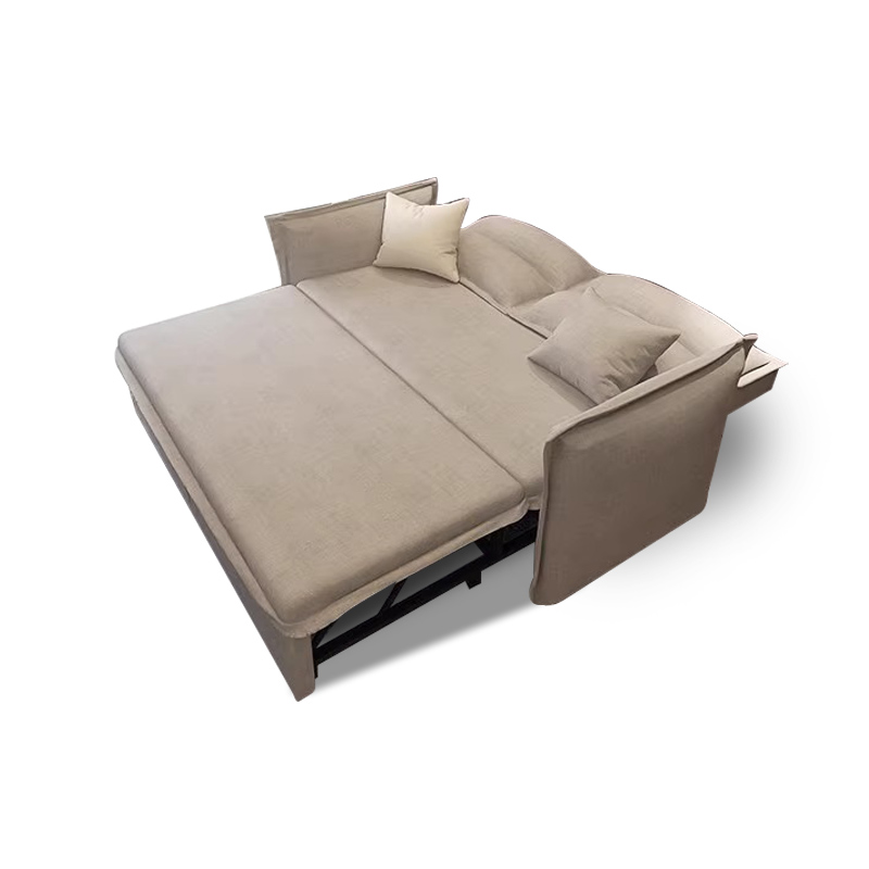 Extendable Sofa Bed for Small Spaces, Convertible Multi-Function Couch with Chaise Lounge, Compact Living Room Sofa Bed, Space-Saving & Practical Home