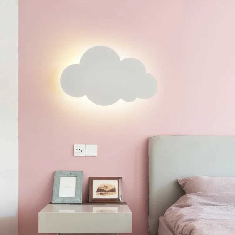 Cloud LED Wall Lamp Baby Room Bedroom Bedside Living Room Dining Room Attic Warm Decoration Touch Switch AC85-230V M251118