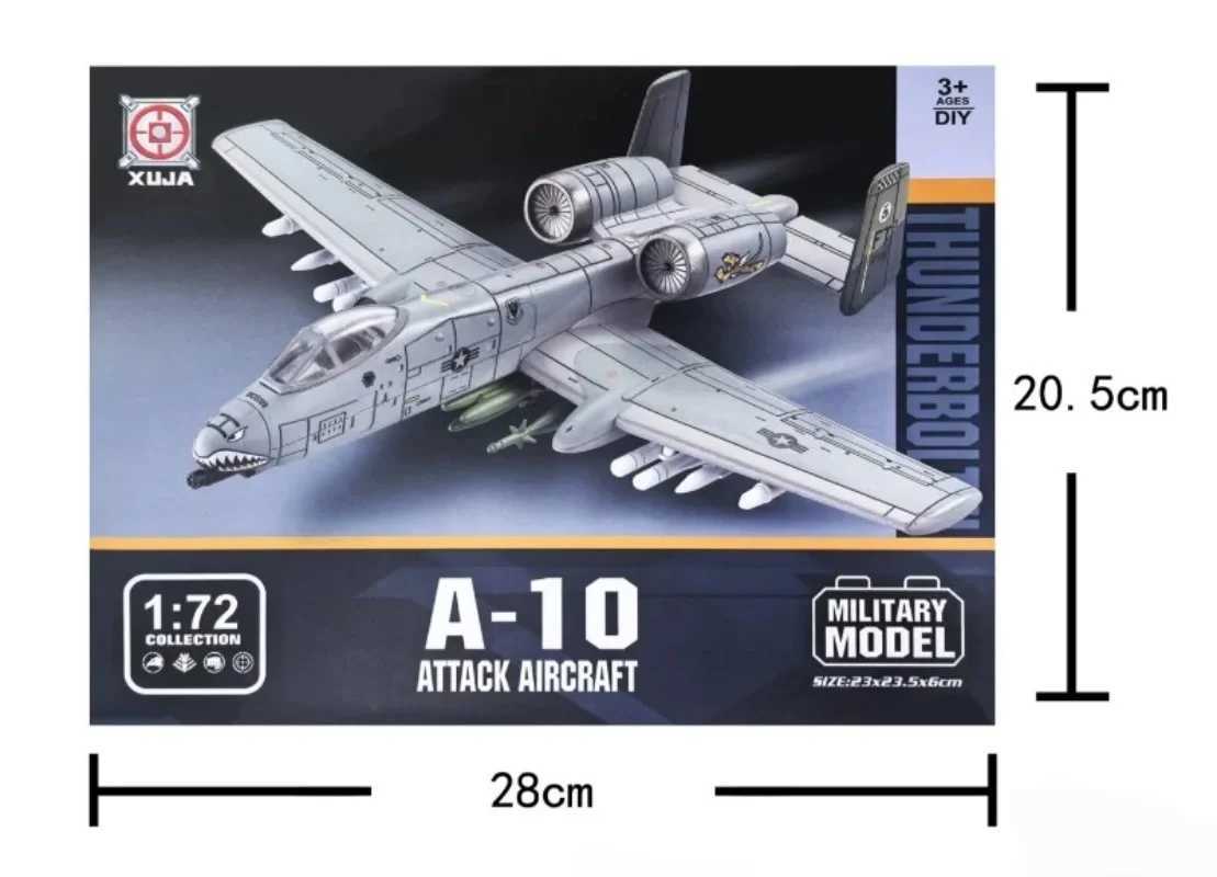 New Aircraft A-10 ABS Plastic Material Airplane Model 1/72 Scale Finished Fighter Souvenir Collection Plane Home Ornaments C251118