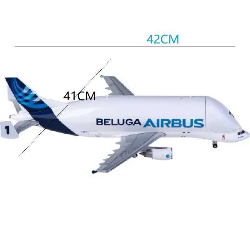42cm Diecast Resin 20cm A330 Beluga Airlines Airplane 1150 Scale Jet Airplane Openable Cargo Bay Aircraft Model Home Collection C251118