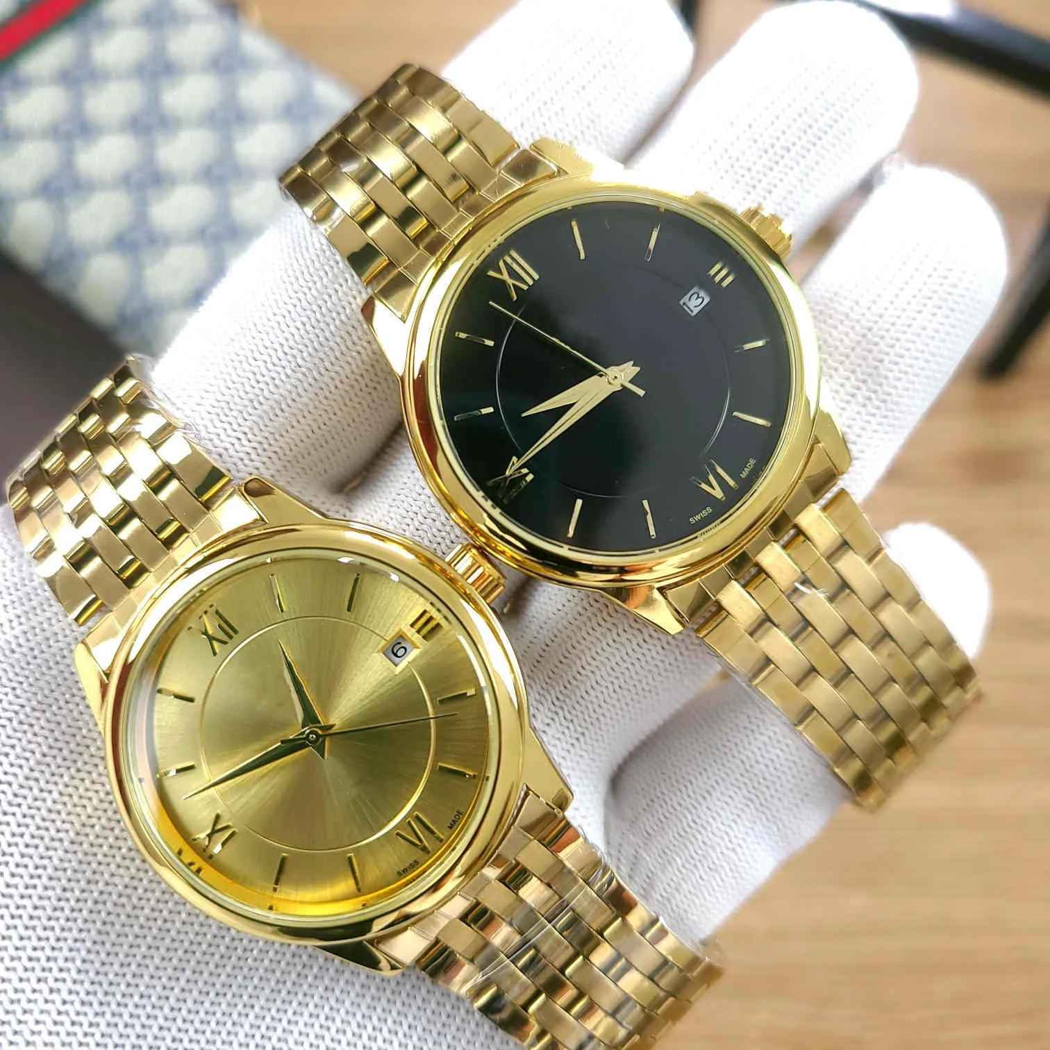 2025Luxury men's three-pin series new high-quality top brand fashion steel strap fashion casual style watch