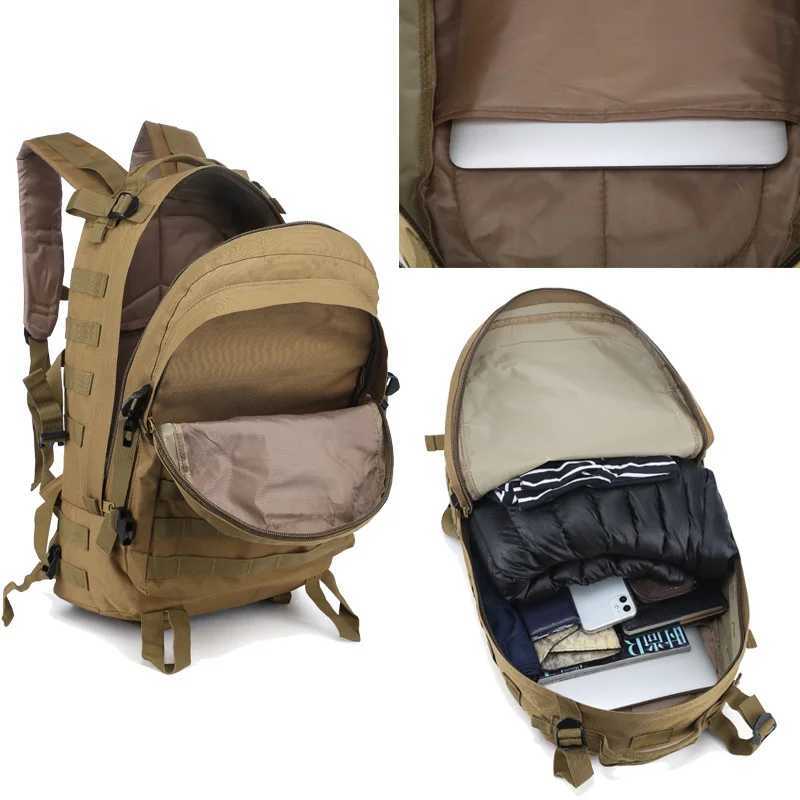 3D 50L Outdoor Sports Tactical Climbing Backpack Waterproof Camping Hiking Backpack Hiking Backpack Outdoor Sports Tactical Climbing BackpackT250418