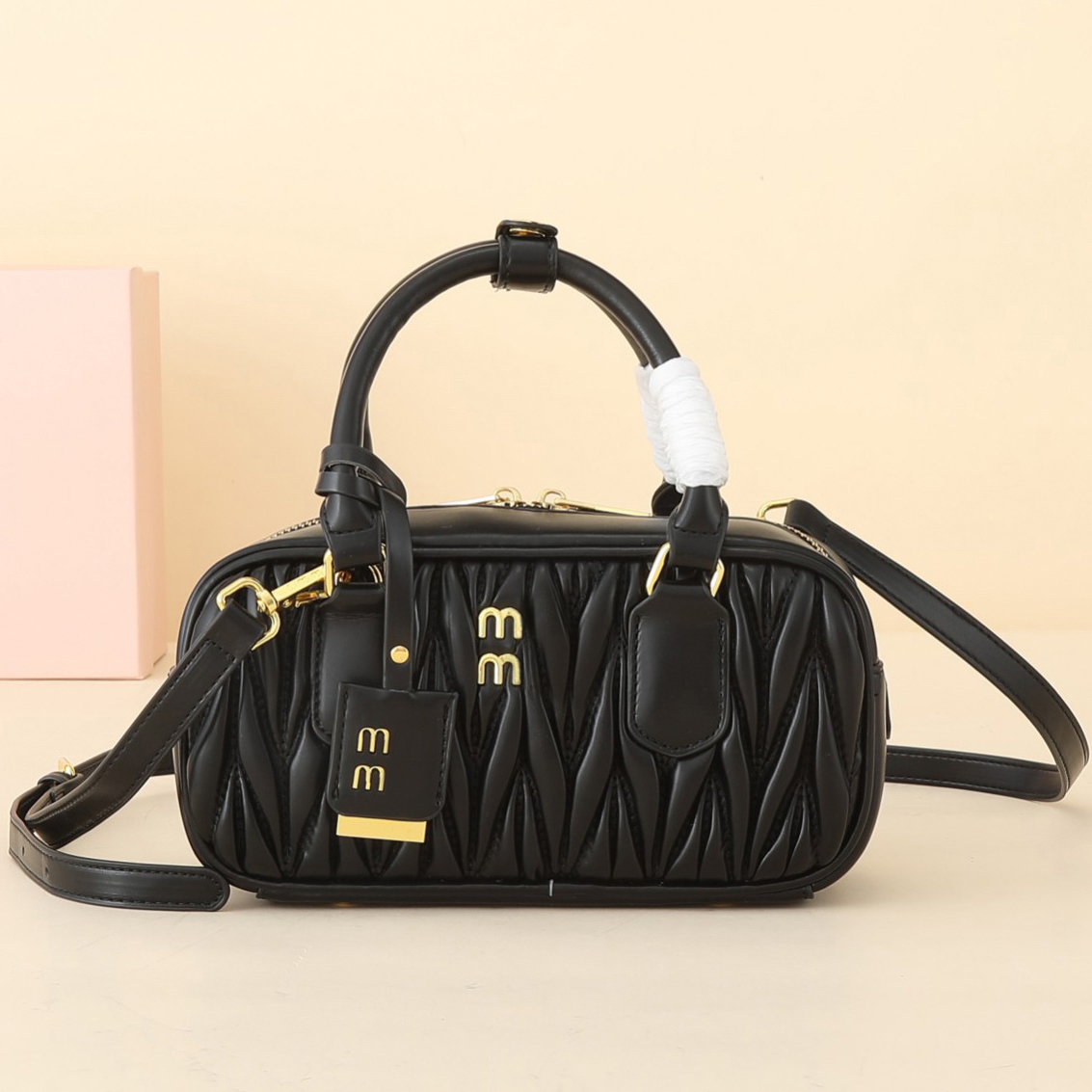 Tote Bag Designer Bag Shoulder Bag wallet Metal Engraved Label Matelasse Pure Color Leather Shoulder Crossbody Bag Classic Women's Handbag High Quality Cutch bag