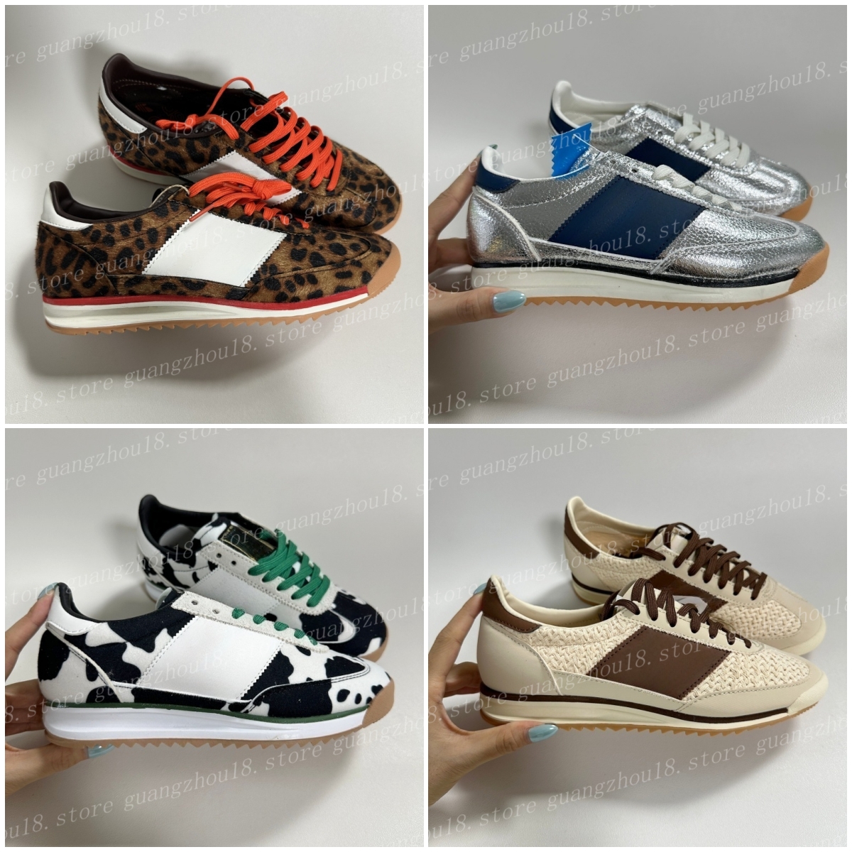 (go off picture not the description) Fashion Designer Sports Shoes Women Men's Sneaker Running Shoe with Leopard Pattern Couple's Leisu