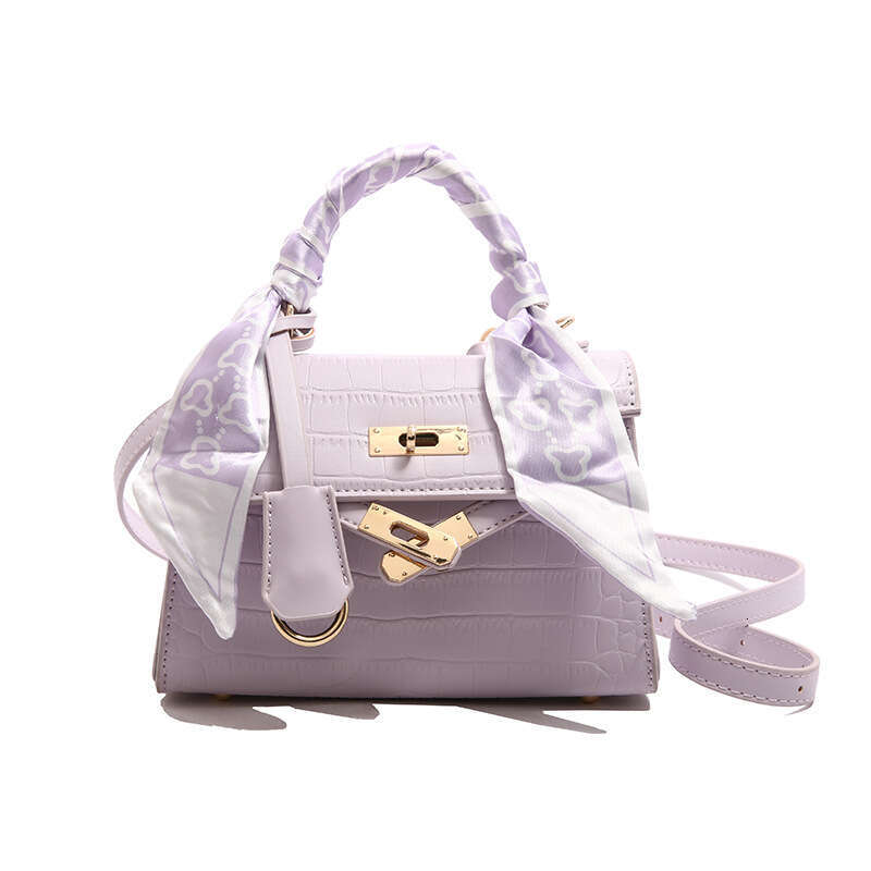 Kelly new fashionable stone patterned women's versatile crossbody bag, high-end handbag for women