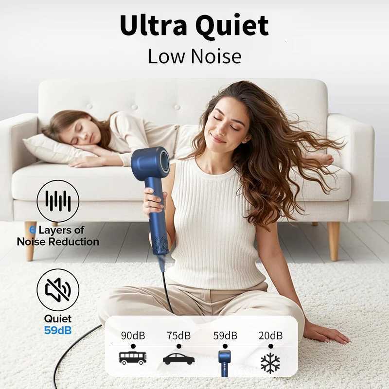 220V Super Hair Dryer 1600W Leafless Hair dryer Personal Hair Care Styling Negative Ion Tool Constant Anion Electric Hair DryersT251118