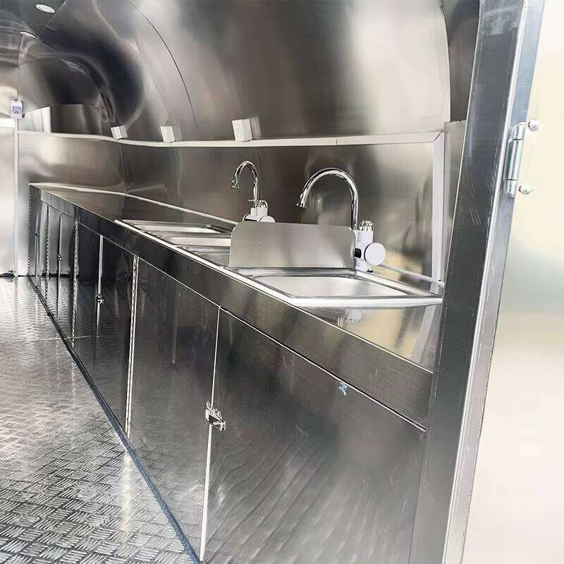 Custom Size Street Mobile Kitchen Pizza Concession Bar Food Trailer Tacos Truck Restaurant Food Truck with Full Kitchen
