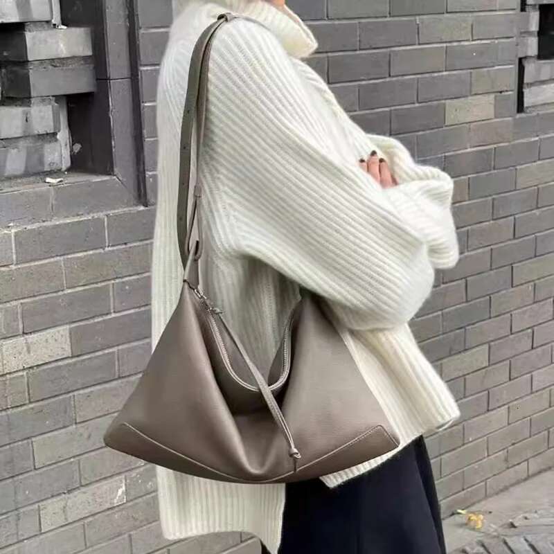 Formeki Real Leather Shoulder For Women Large Capacity Ins Fashion Retro Tote All Match Ladies Female Bag