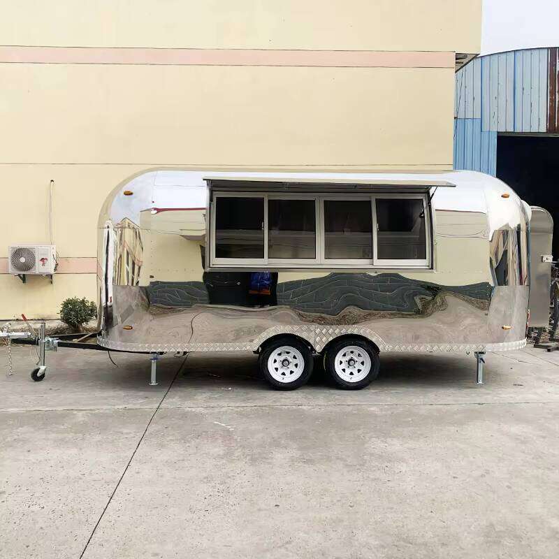 Custom Size Street Mobile Kitchen Pizza Concession Bar Food Trailer Tacos Truck Restaurant Food Truck with Full Kitchen