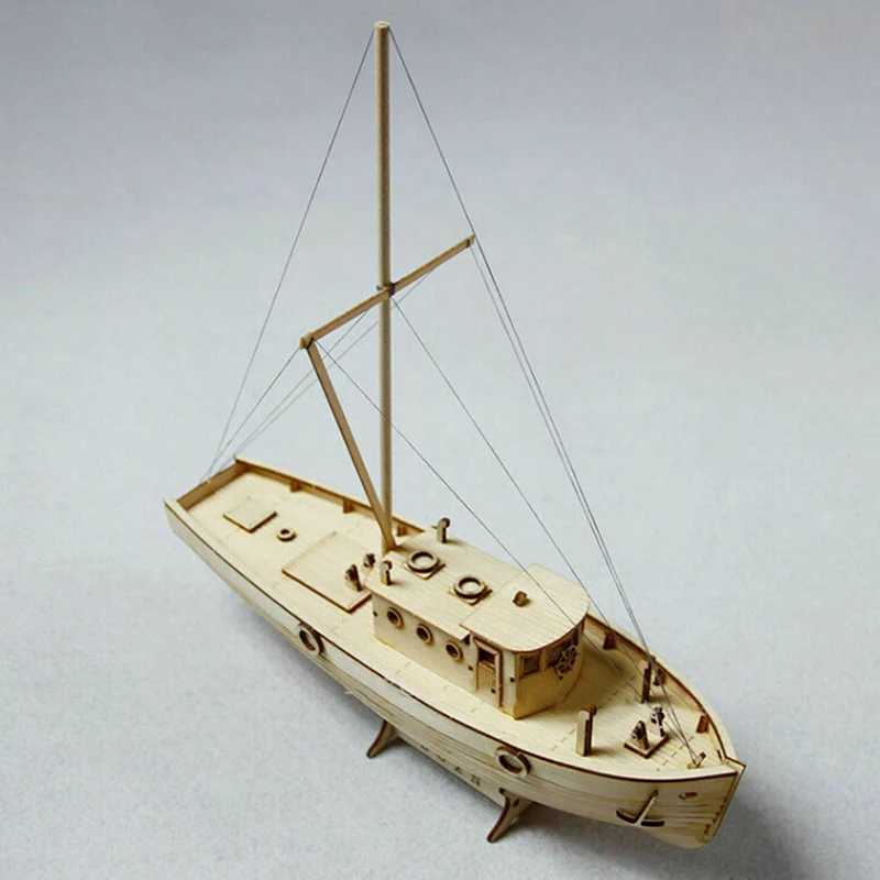 130 Ship Assembly Model Wooden Sailboat DIY Wooden Kit Puzzle Toys Gift C251118
