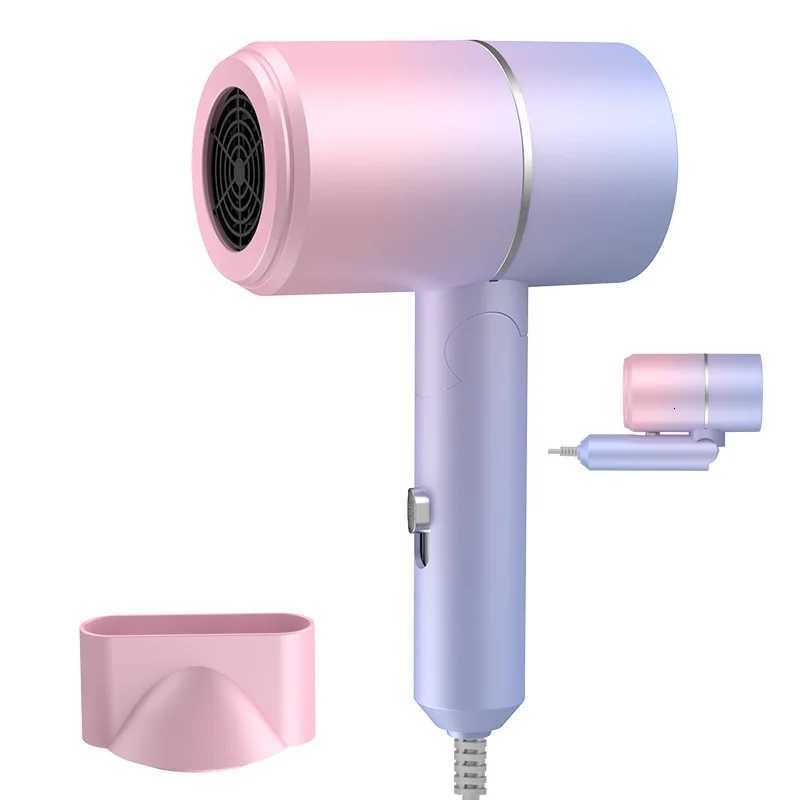 2025 Portable Anion Hair Dryer Quick Dry with Diffuser Blue Light Hair Care Professional Foldable Travel Hair Dryer Blow DryerT251118