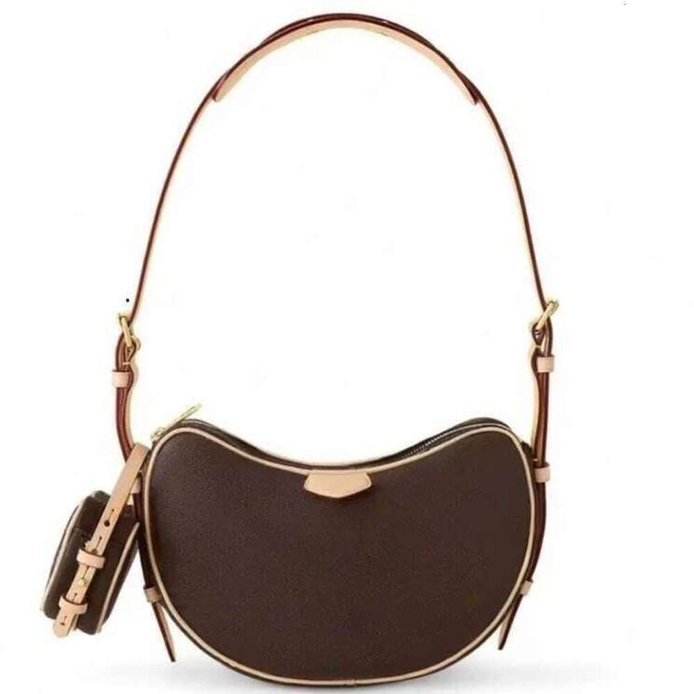 Ladies Fashion Casual Designer Luxury Croissant MM Handbag Totes Cross body Shoulder Messenger Bag TOP Mirror Quality M46828 Purse Pouch