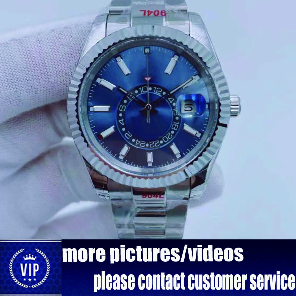 U1 ST9 Mens Watch Designer SKY 42mm Small Dial working Rotatable Bezel sapphire Automatic Mechanical movement watches Stainless steel jubilee Strap Mens watches