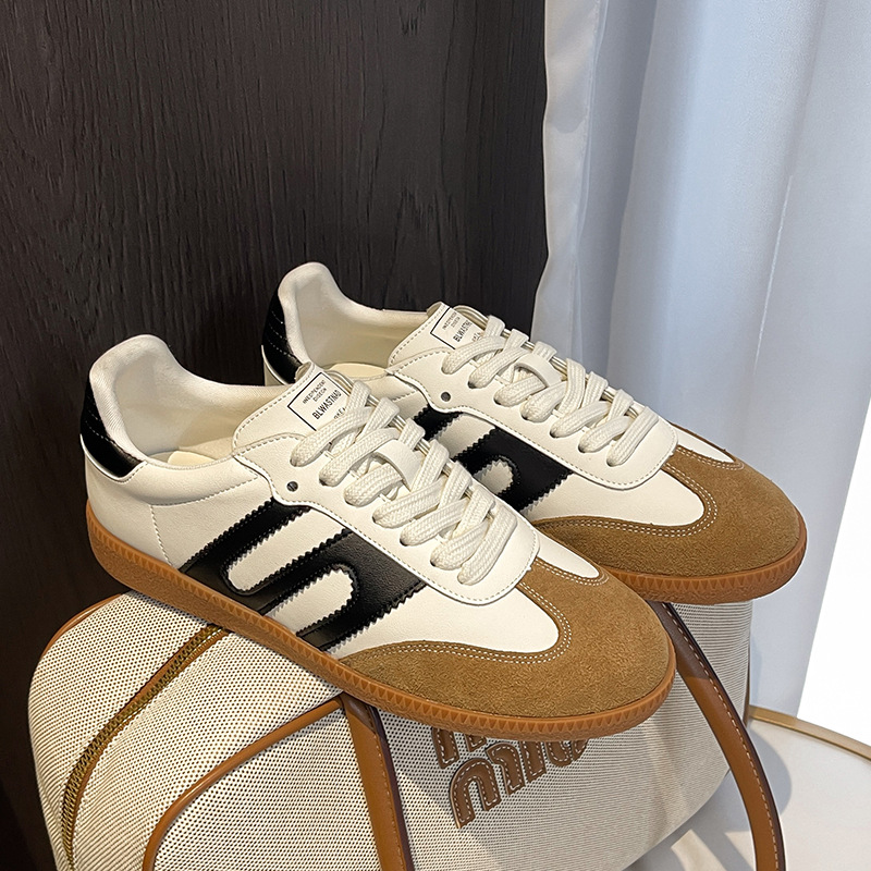 Free shipping designer casual shoe women black white grey milk tea color comfortable breathable outdoor sport shoe