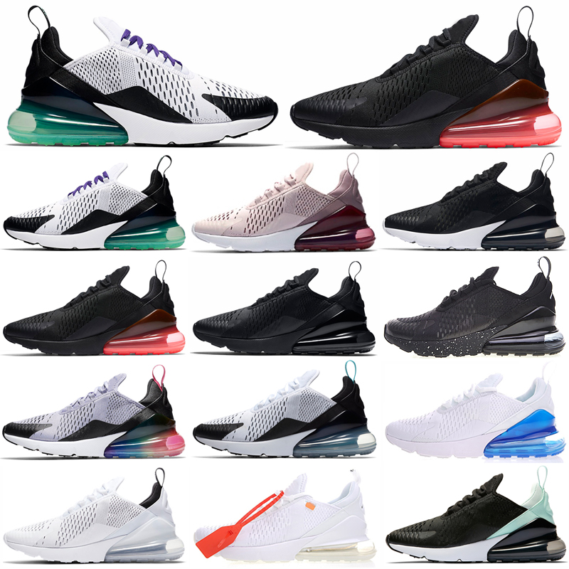 running shoes 20 men womens 270 27c 27 triple white black oreo rose pink University Red Tea Berry orange mens sports sneakers trainers size 5.5-13.5