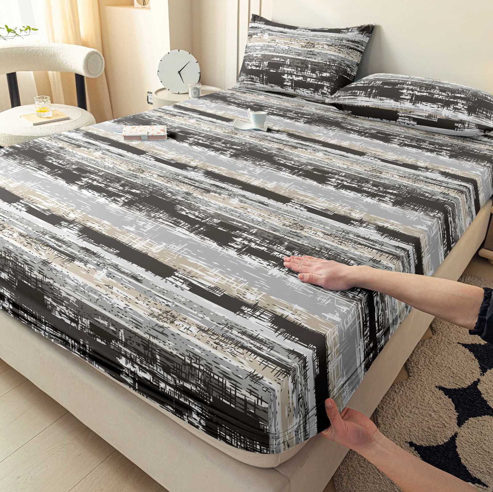 3 piece set single bed head two cases no core suitable for all seasons dust-proof bedspread beddingM251118