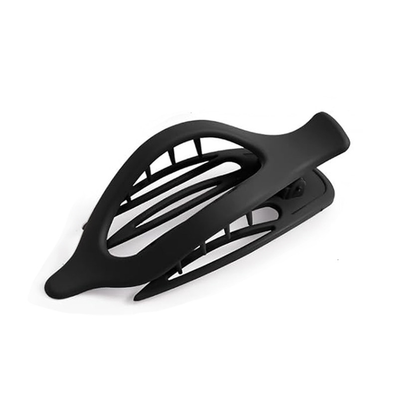 Frosted Pointed Fashion Milk Coffee Color Large Bun Duckbill Hair Accessory Shark Clip