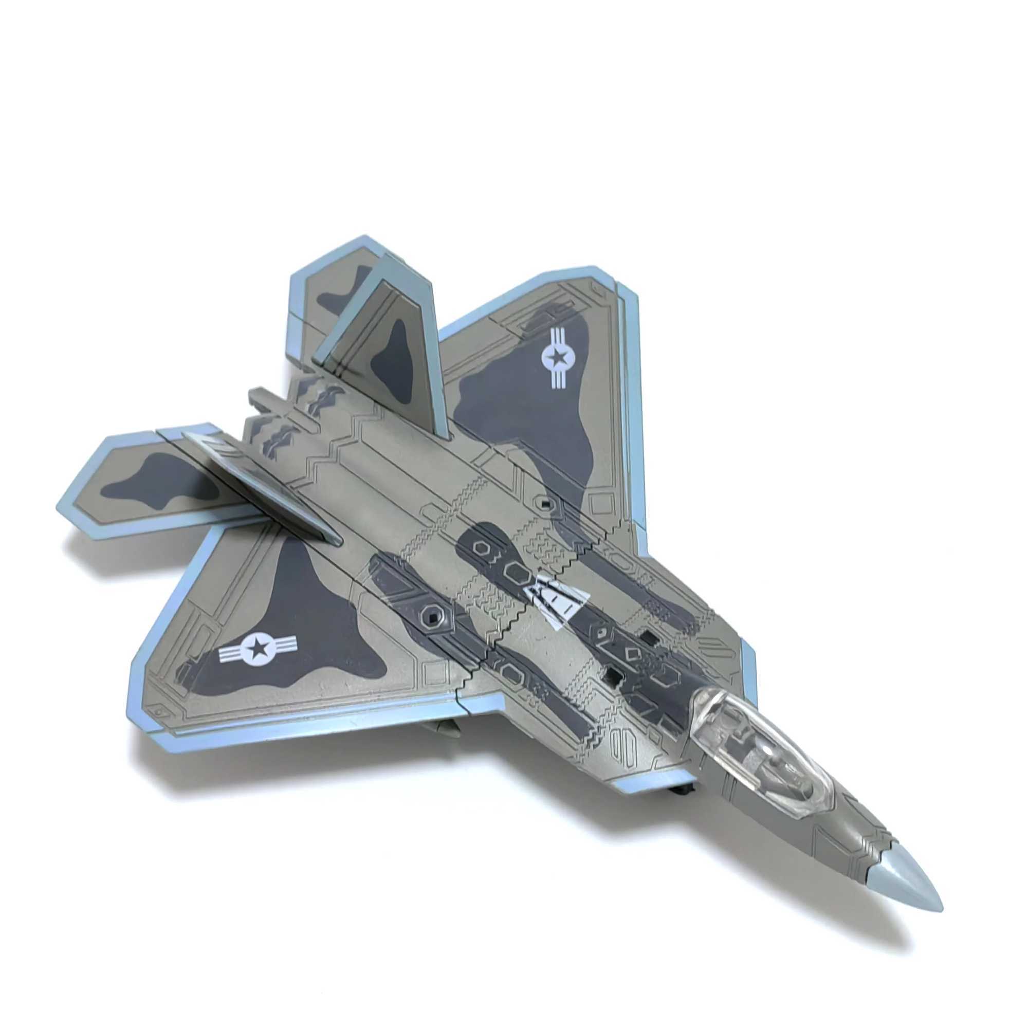 F-22 Fighter 1/100 Scale Assembly Plastic Model airplane including base Home placement collection and decoration Gift C251118