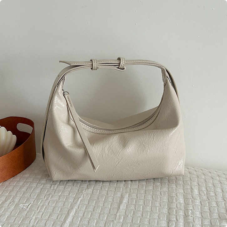 Handbags Bags Pleated Half Moon Bag Wander HOBO Clutch Holding Handbar Shoulder Bag Wallet Leather Banquet Tote Travel Handbag