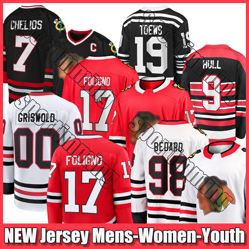 Chicagocity BlackhawksS jersey Bedard Griswold Toews Chelios C Esposito Hull A Hockey Jerseys