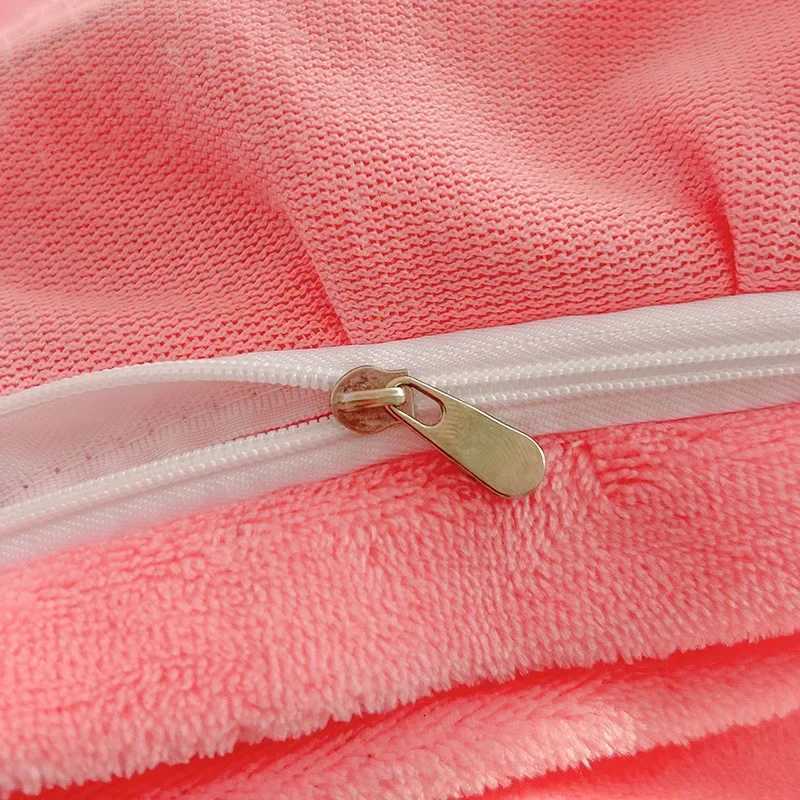 2024 hot solid color Korean version lace bed skirt kit flannel quilt cover thickened warm four-piece setM251118