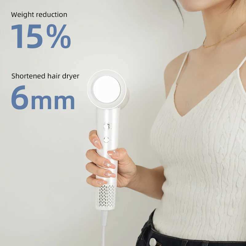 Ionic Mini Hair Dryer Brushless 110000 RPM Motor Heat/Cool Settings for Frizz-Free Shine Salon Results at HomeT251118