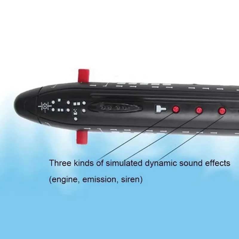 Simulated Military Nuclear Submarine Torpedo Model with Light Sound Boat Cruiser Destroyer Toys Boy C251118