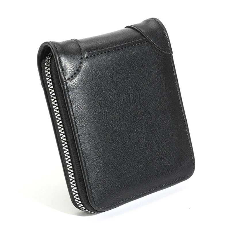Men Zipper Wallet Money Bag Fashion Multifunctional PU Soft Leather Wallet Card Holder with Hasp Coin Pocket Purse Multi-cardT251119