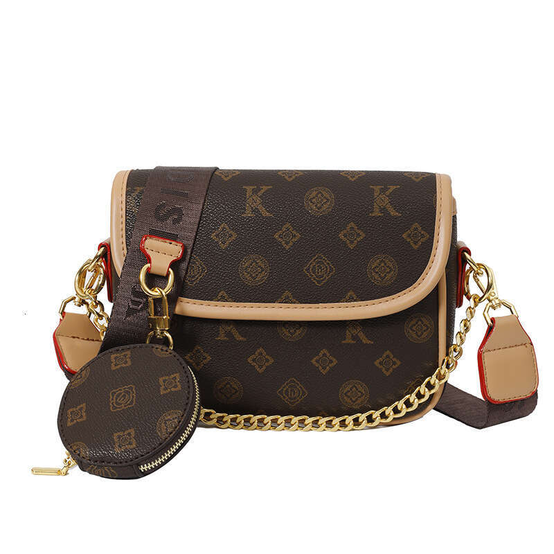 New printed commuting versatile handbag for women, small fragrance chain shoulder bag, crossbody bag