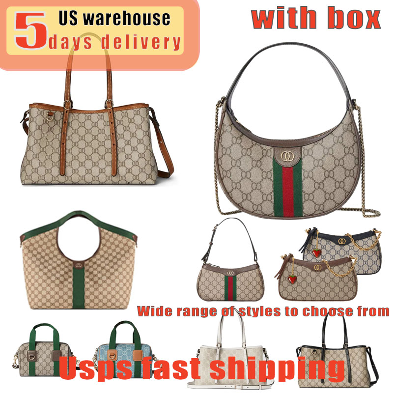 2025 NEW Ophidia bag guccii bag mini bag Dionysus designer bag Canvas Emblem red green New Moon Bag women Cherry pendant handbag Large capacity tote bag 01
