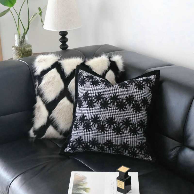 30x50/45x45/50X50CM Plaid Throw Cover Living Room Sofa Light Luxury Cushion Cover Decor Home Decorative caseM251119