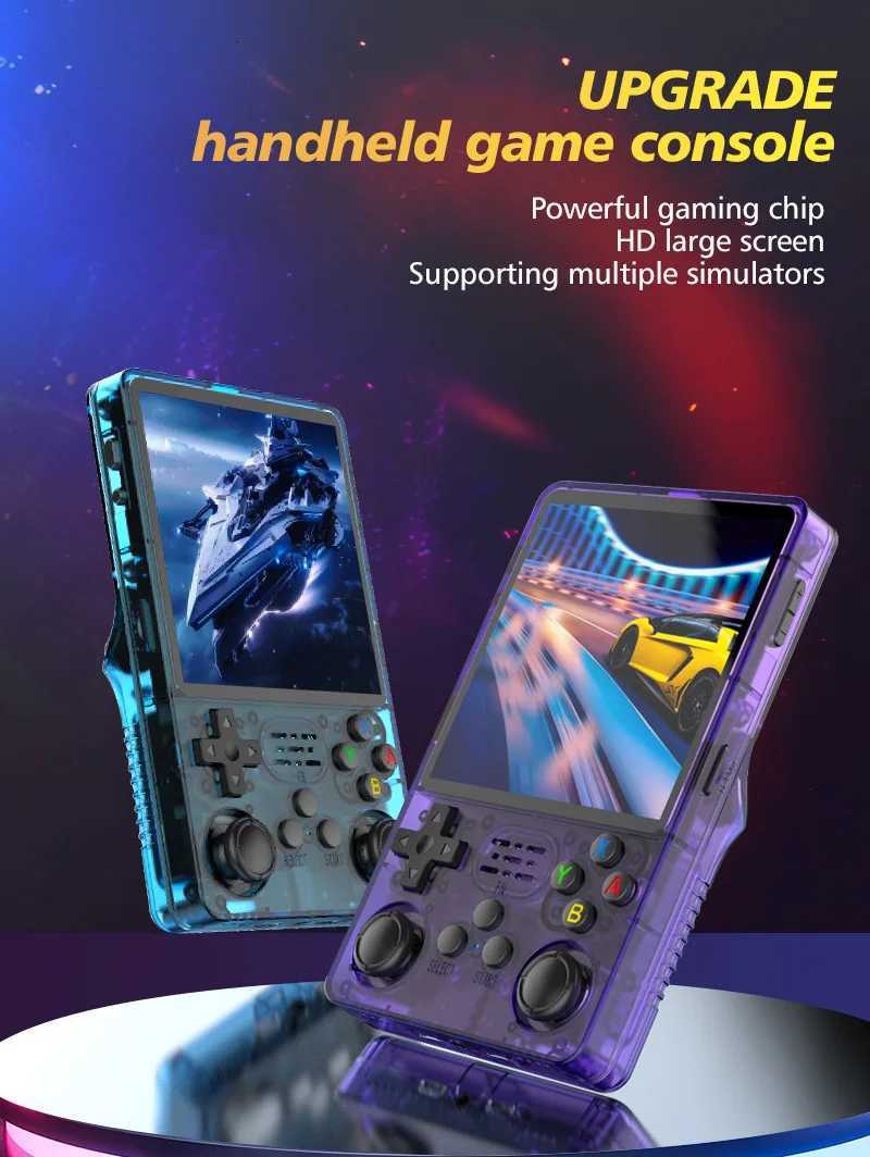 R36S Plus Handheld Game Console Emator 40 Inch IPS Sn Retro Portable Video Game Consola 128G R36 plus Gaming Player H251119