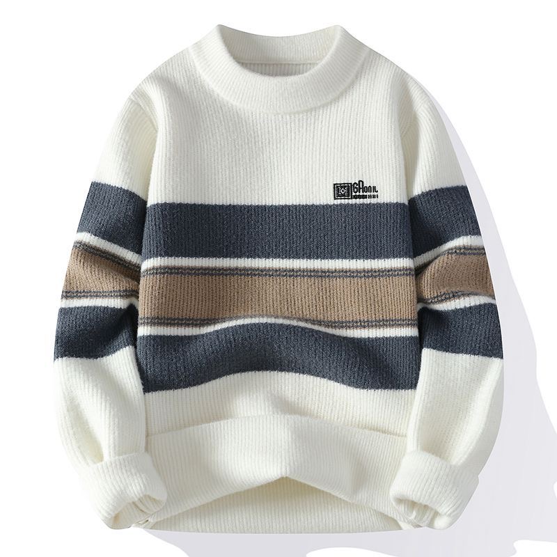 OLOEY designer sweater men Autumn Winter Men essential Sweater Vintage O Neck Mens Knitted Pullovers Loose Harajuku Mens Retro Knitting christmas Swea