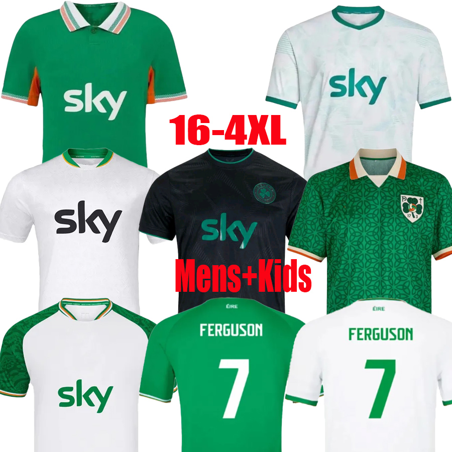 2026 Ireland Soccer Jerseys Kit DOHERTY DUFFY St.Patrick's Day 25 26 27 White Tops Tee Egan BRADY KEANE Hendrick McClean Football Shirt