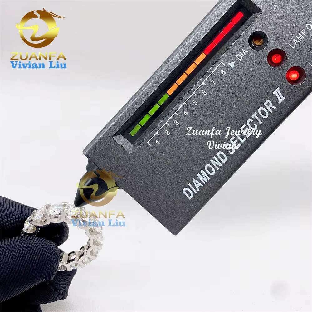 Wholesale Price Iced Out Diamond 925 Sterling Silver Custom Vvs Moissanite or Moissanite Ring