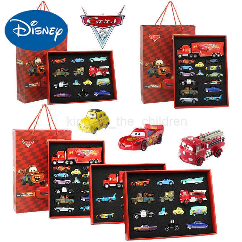 Disney Pixar Cars 3 Metal Diecast lightning McQueen Mater Champion Car Model Toy Gift Set Jackson Uncle Truck Boy Birthday Toys W20250419