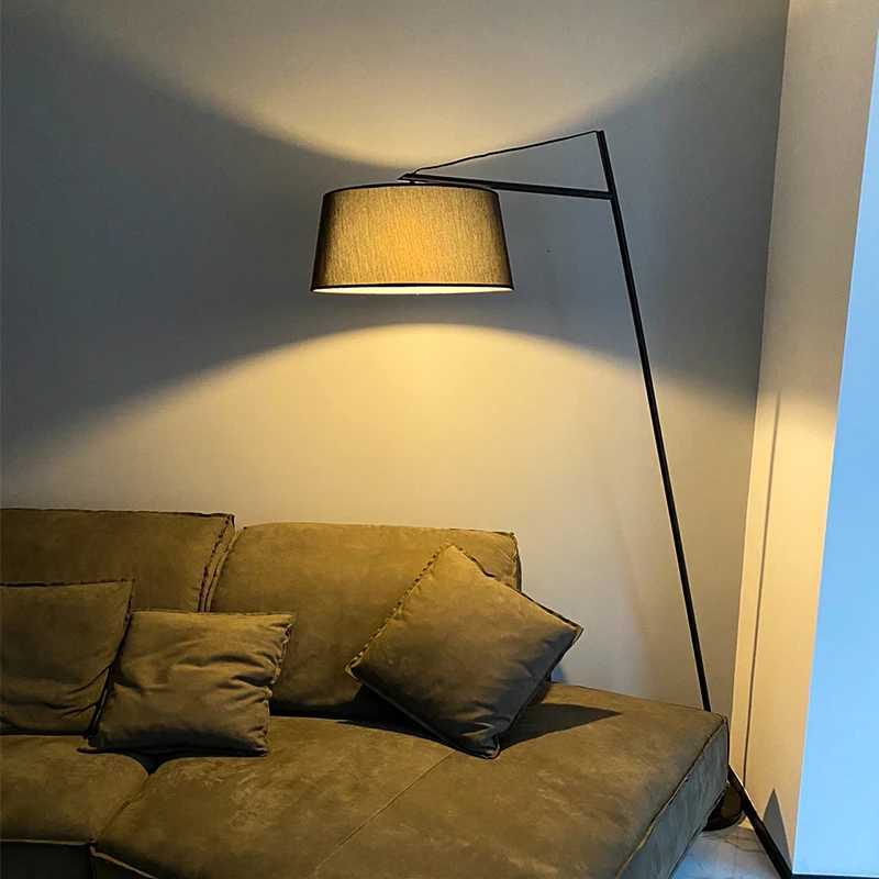 Modern Living Room Floor Lamp Bedroom Minimalist Study Art Sofa Side Lamp Bed Light Home Decoration LED Lighting Standing lamp M251119