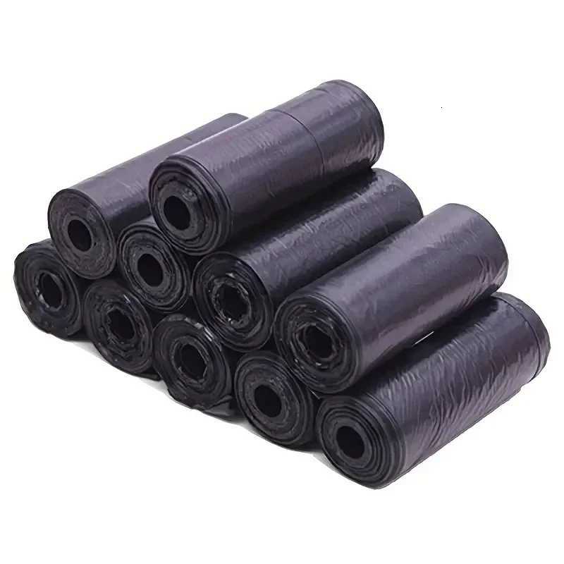 New Rolled Dog Poop Bag Biodegradable Thickened Pet Outdoor Cleaning Poop Bag With Breakpoint dog cat poop scoop bag C251119