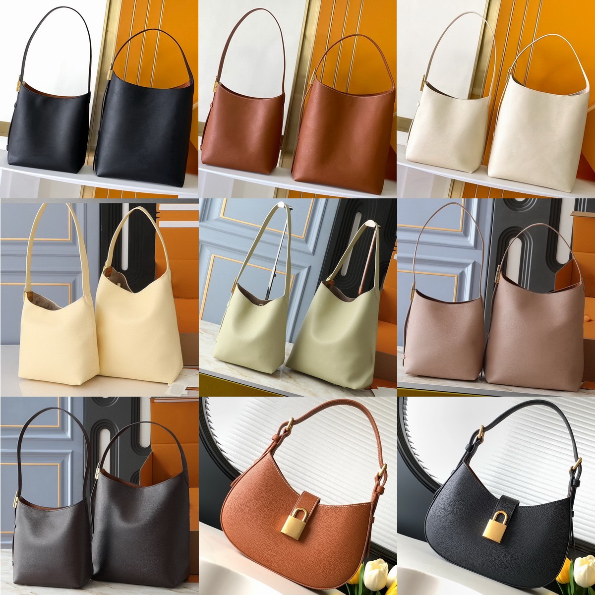 TOP M25352 LOW KEY HOBO CABAS MESSENGER Cosmetic bucket Bags Luxury Designer Bags NANO BOULOGNE COOKIE Womens Handbags Shoulder Crossbody Tote Bag Chain Pochette