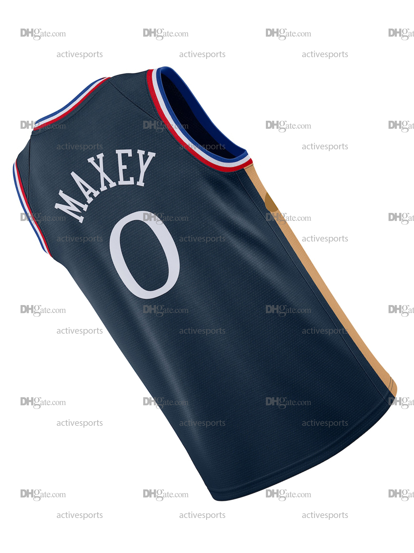 Mens Womens Youth Maxey Basketball Jersey Embiid George Edgecombe McCain Stitched Name number