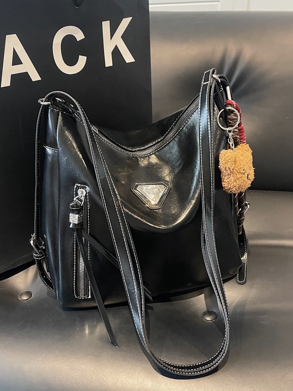 new vintage high-end single-shoulder bag large capacity high-value women's bag multi-functional tote bag backpack